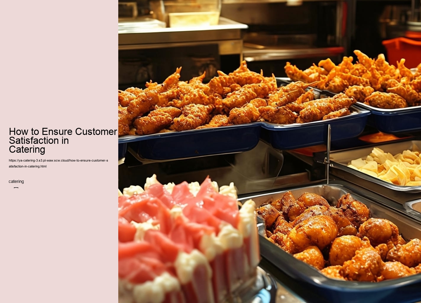 How to Ensure Customer Satisfaction in Catering