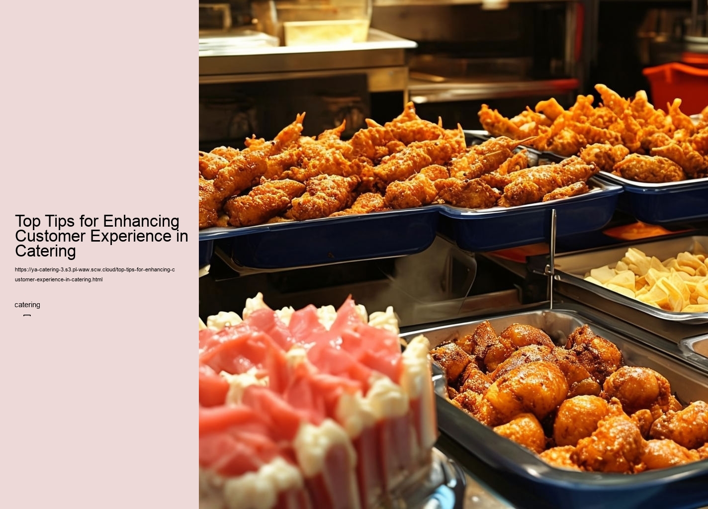 Top Tips for Enhancing Customer Experience in Catering